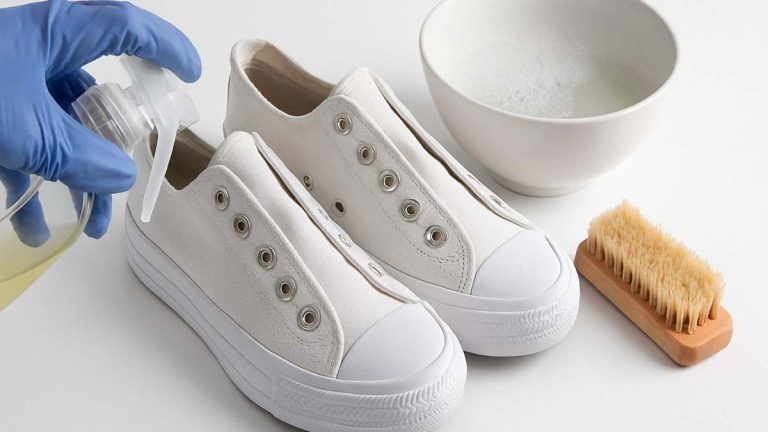 Olvídate del bicarbonato: este es el truco casero que deja tus zapatillas blancas como nuevas