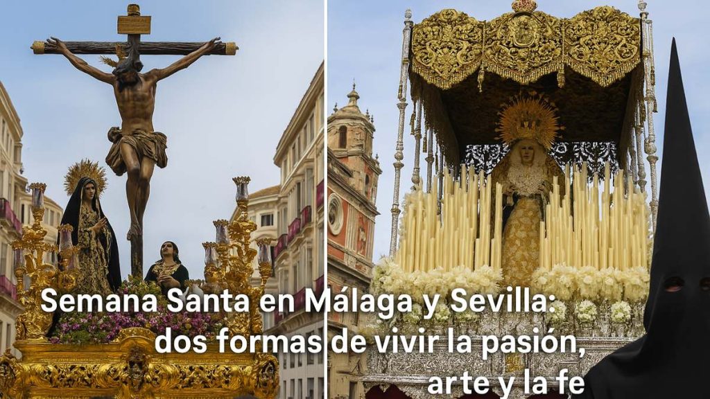 Semana Santa en Málaga y Sevilla: dos formas de vivir la pasión, el arte y la fe